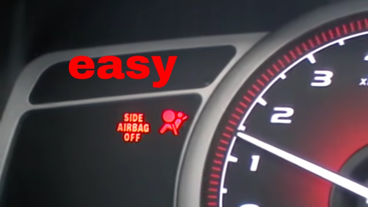 ⚡️Как сбросить или стереть индикатор подушки безопасности SRS на Honda и Acura.