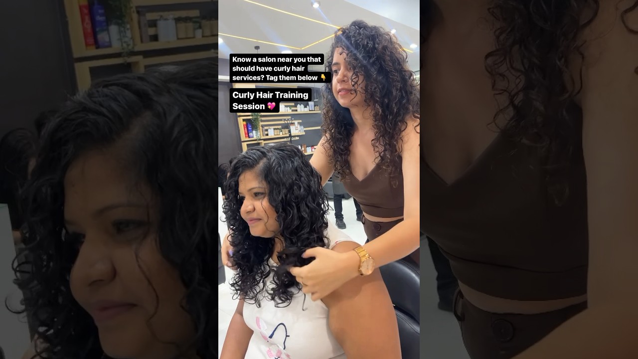 Curly Hair Salon especially for Curls! #Mumbai #Thane #Salon #Hair #Curls #India #Haircare #haircut