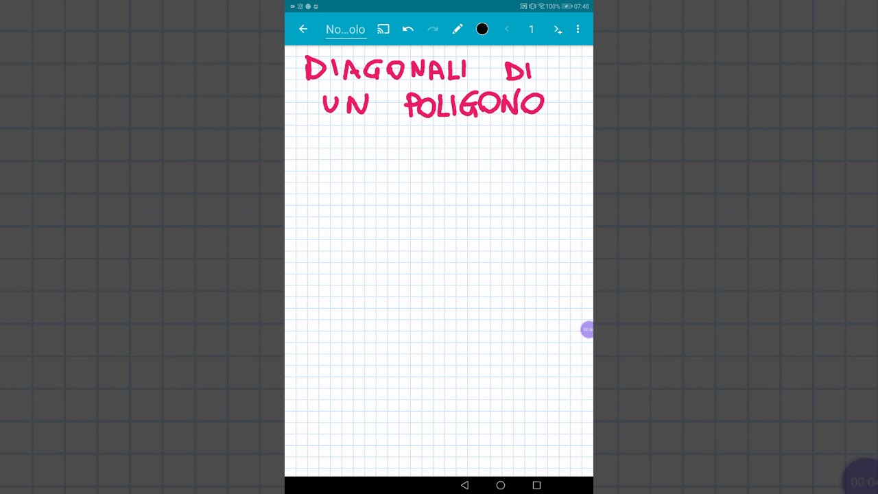 Diagonali di un poligono e relazione tra i lati di un poligono