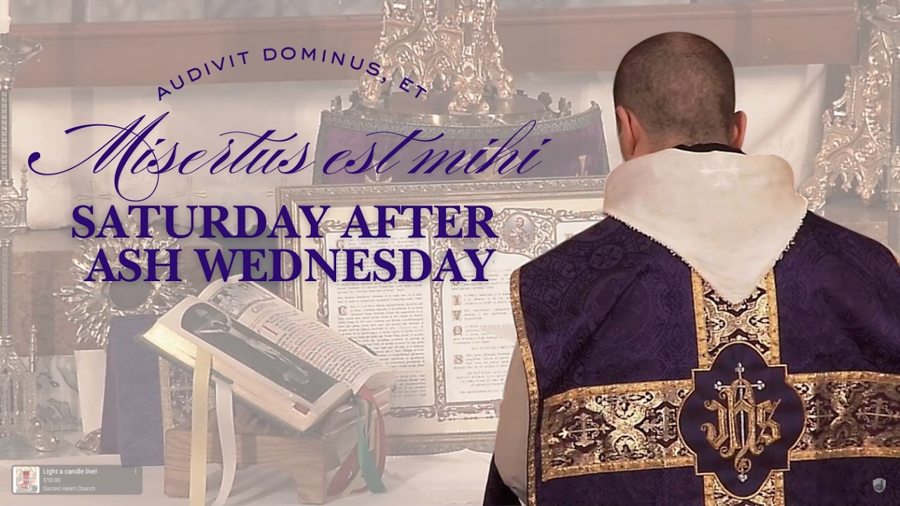 Traditional Latin Mass Live | Saturday after Ash Wednesday