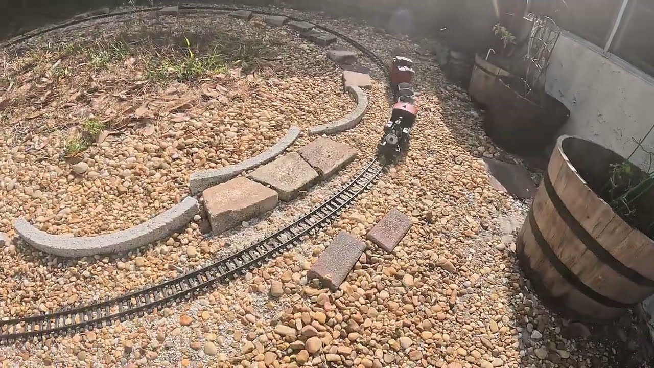 Roundhouse Eng Fowler (2-6-2) and Lady Anne (Fixed) running