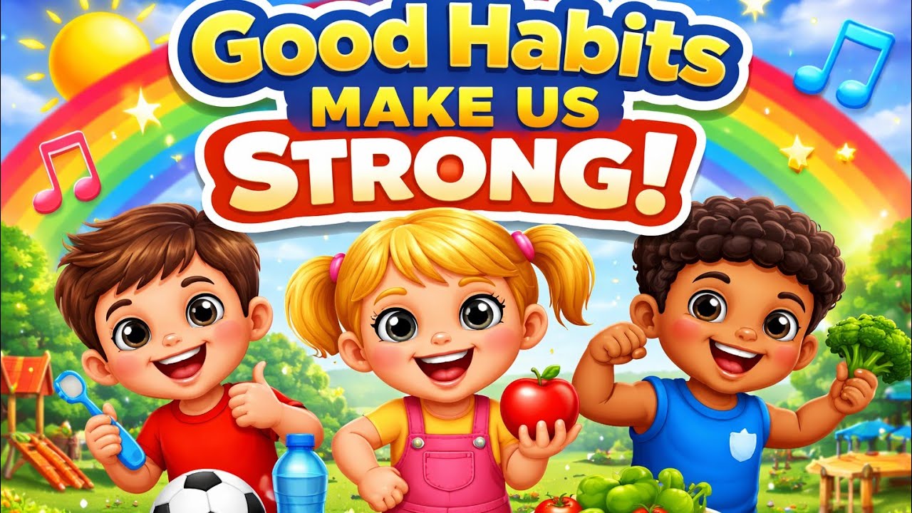 Good Habits Song for Kids 🎶 | Fun Learning Rhymes for Children