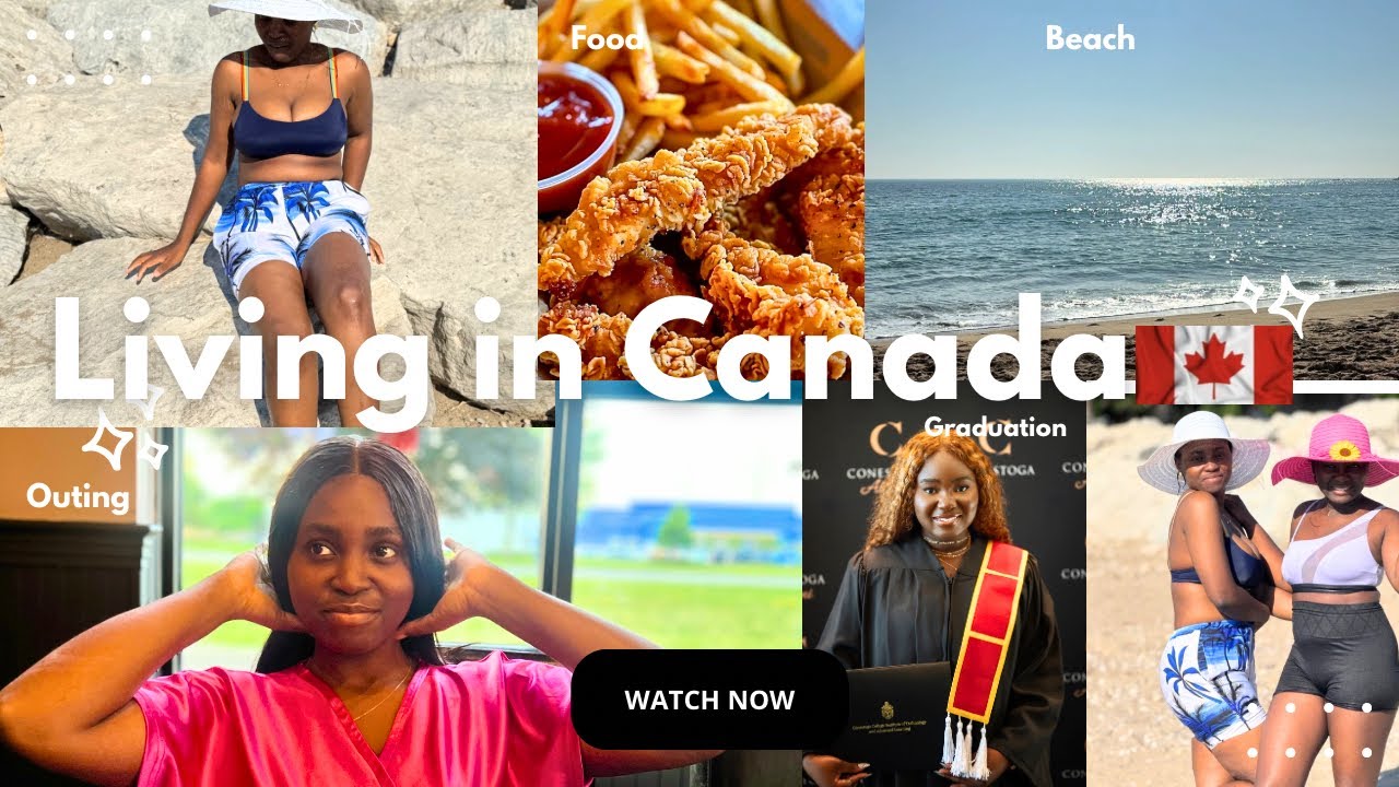 LIVING IN CANADA 🇨🇦 | My sister Graduation👩‍🎓| I went to the Beach + Outing, Birthday vlogs