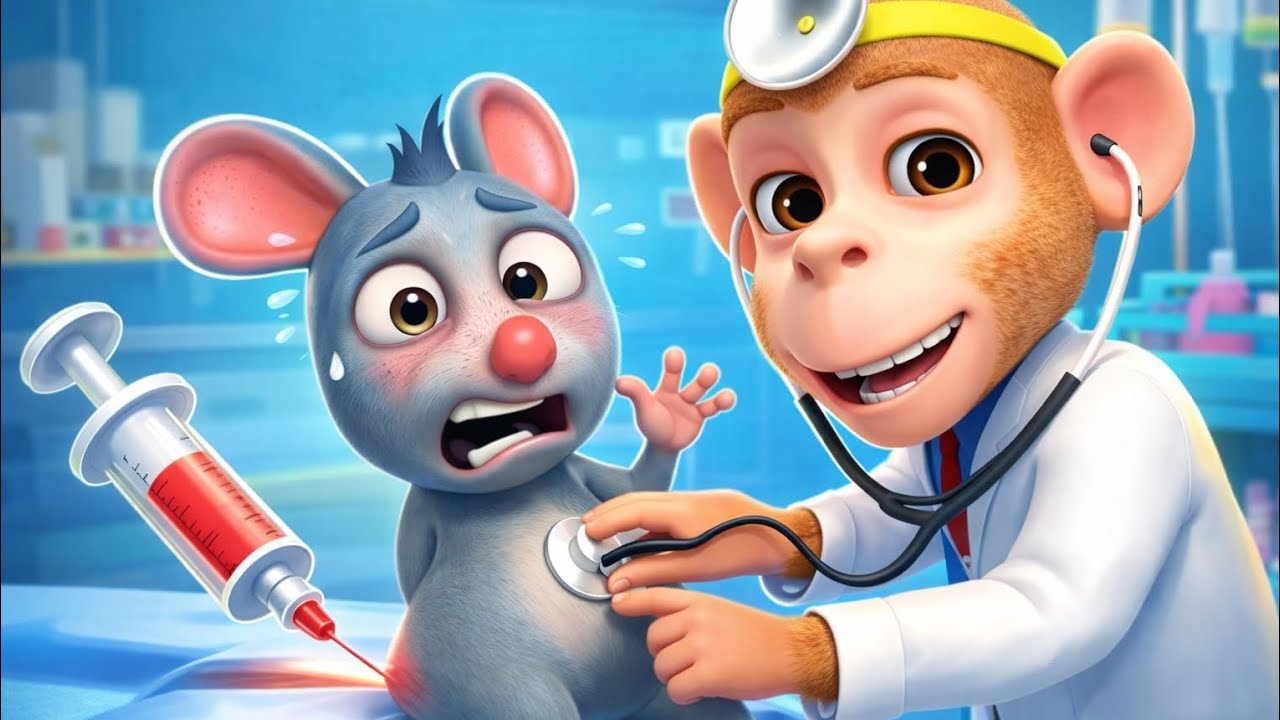 Doctor ne lagai sui🐭 | आज मंगलवार है चूहे को बुखार है | Doctor Ne Lagai Sui | Hindi Rhymes