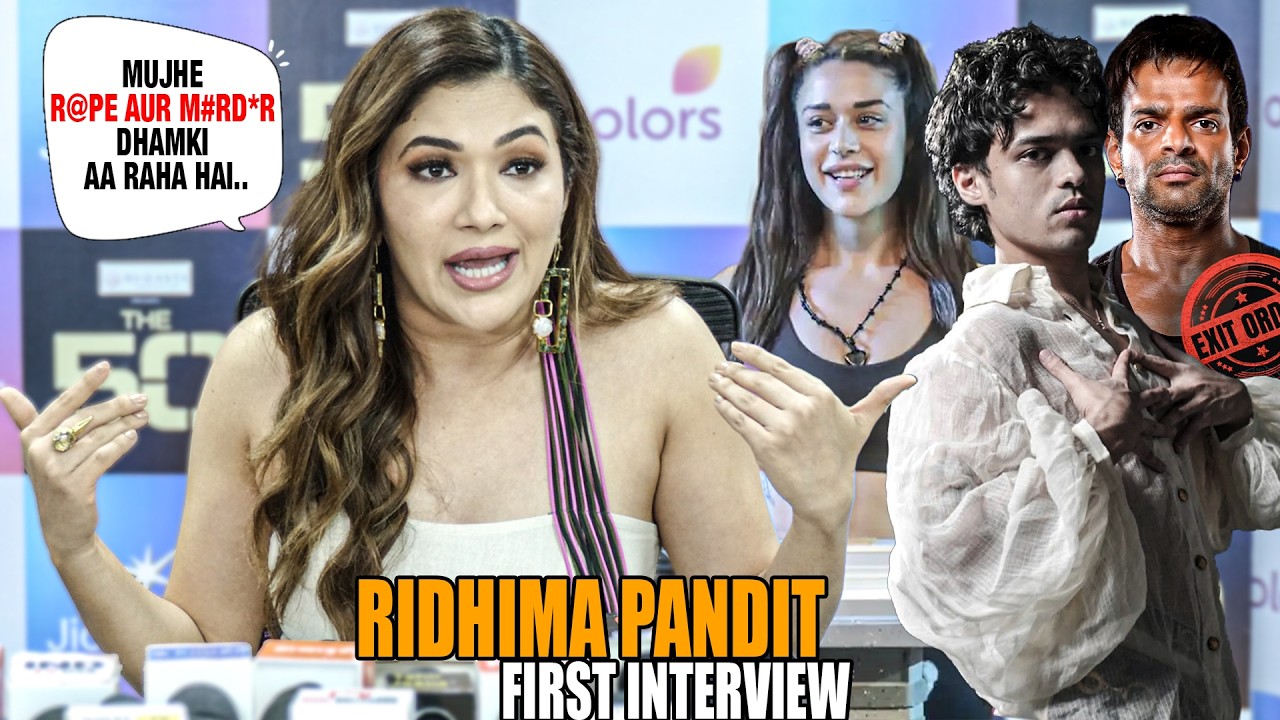 Ridhima Pandit First Interview After The 50 Eviction | Gets Angry Vanshaj Singh 😱 Krishna & Karan