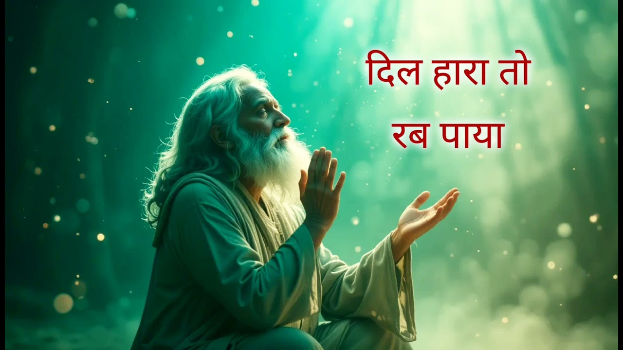 Dil Haara To Rabb Paaya 🤍 | Sad + Spiritual Sufi Kalam | Soulful Music