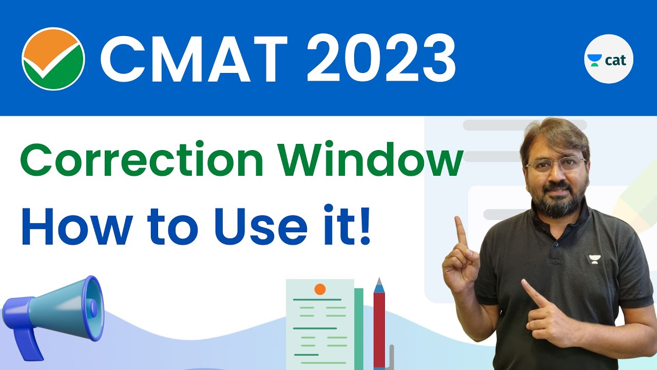 CMAT 2023 | Correction Window | What Can be edited | Server Issue? | Ronak Shah