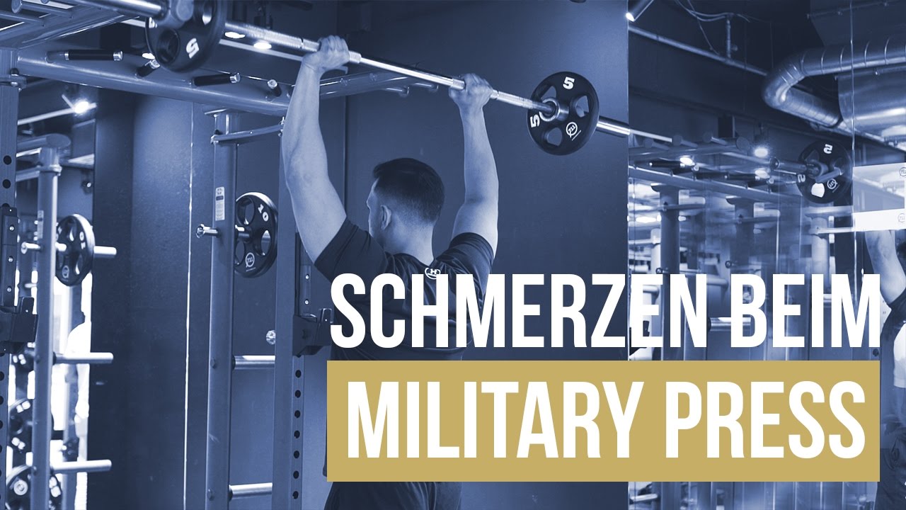 Schmerzen beim Military Press(Schulterdrücken)  - Die 3 besten Übungen # Krafttraining