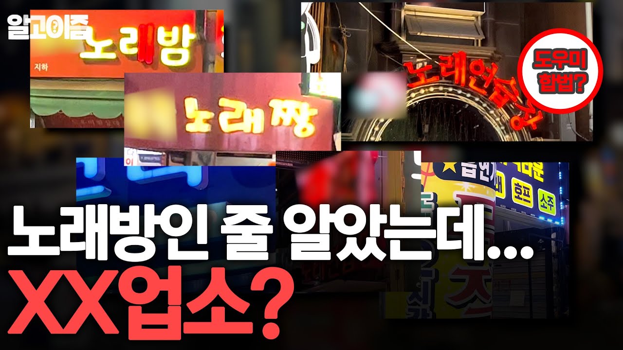 [알고이즘] 노래방 도우미가 합법이라고...? 노래방인 줄 알고 갔던 곳, 사실은 'XX 업소'