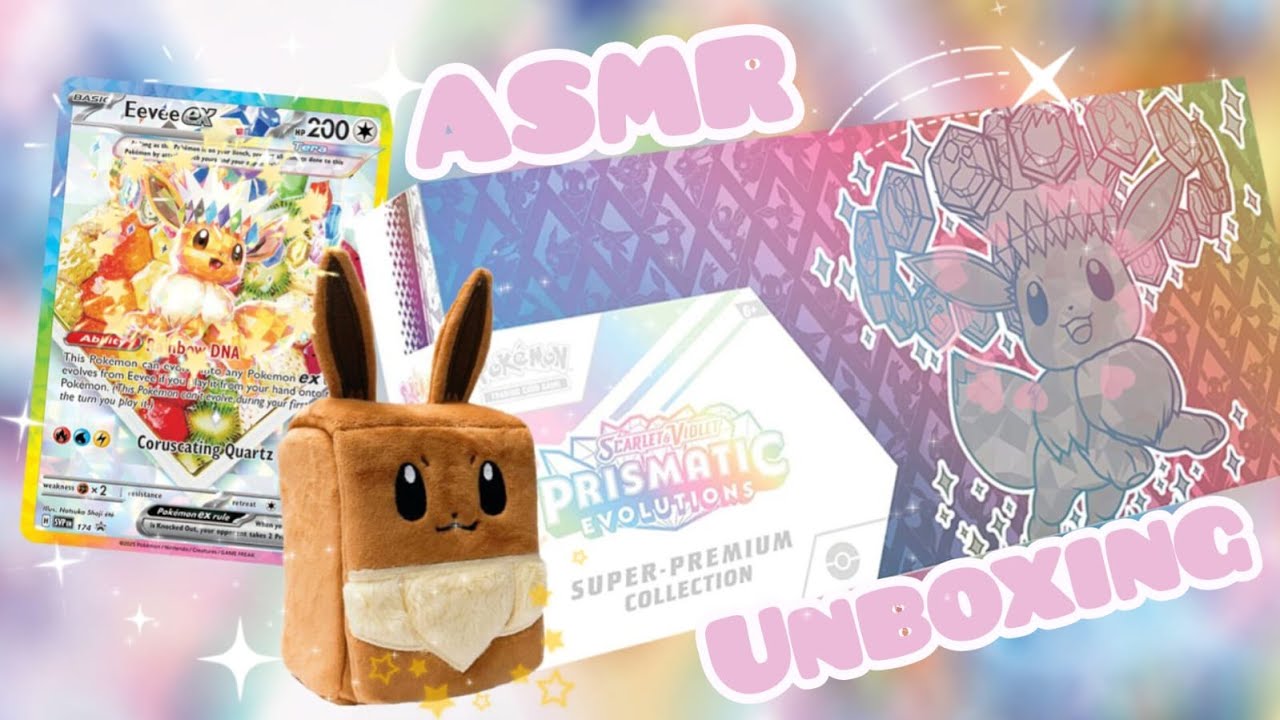 💫ASMR💫🎮Prismatic Evolutions Super Premium Collection🎮