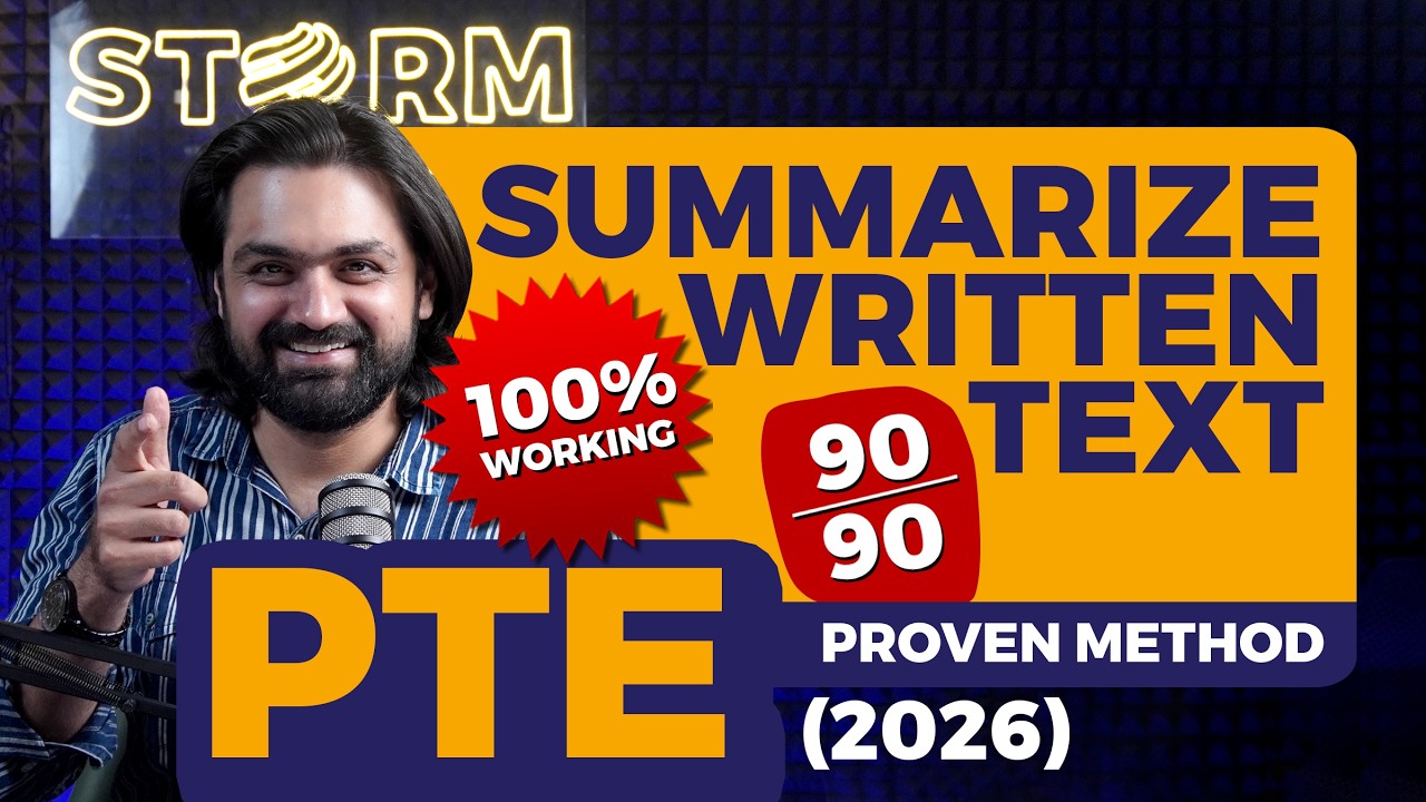 PTE Summarize Written Text April 2026 | Most Expected Answers & Tricks 🔥