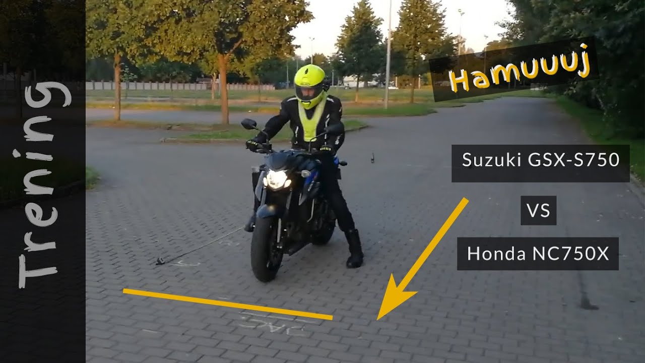 Porównanie hamulce Honda NC750X vs Suzuki GSX-S750 - czyli 1 tarcza kontra dwie?