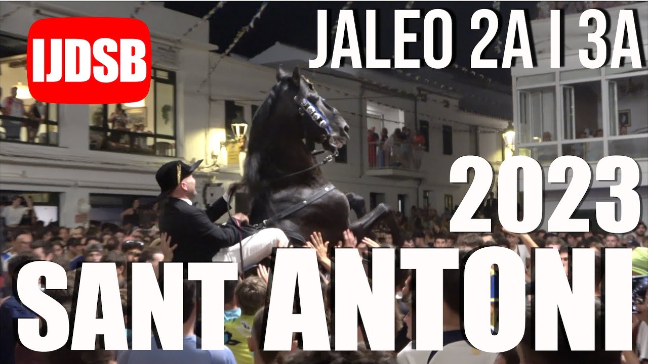 2a i 3a volta Jaleo 🔴 Dissabte de Sant Antoni 2023 ☀️ Fornells 🐴 Festes de Menorca
