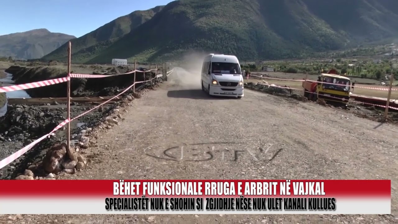 Hapet per qarkullim segmenti i rruges se Arberit ne Vajkal - Bulqiza Tv