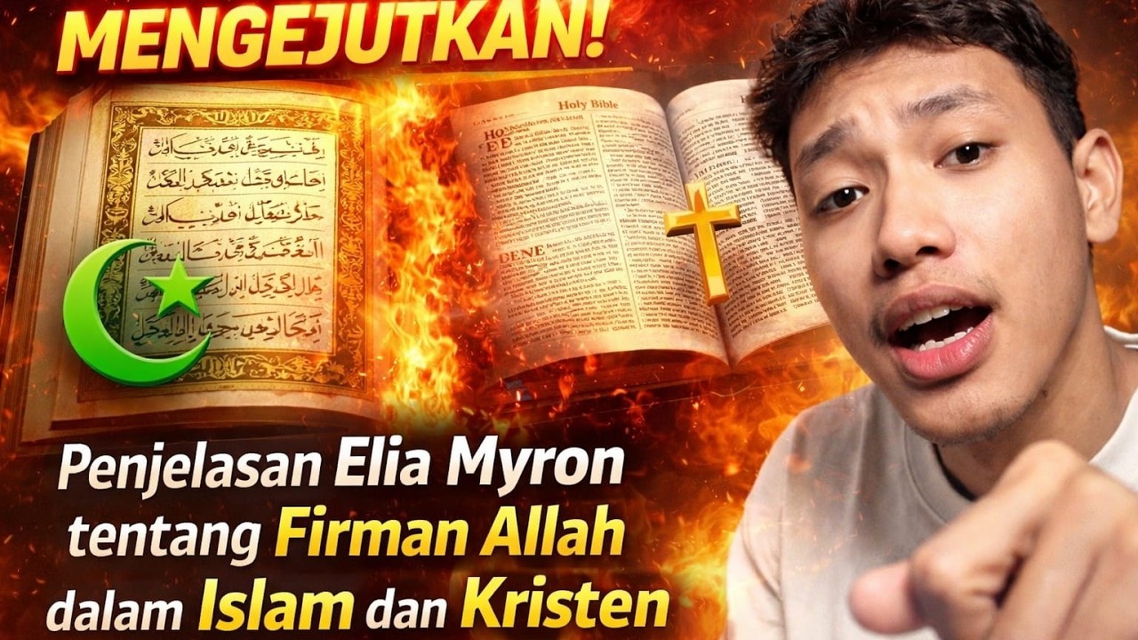 Elia Myron: Islam Mengatakan Firman Allah Itu Alquran, Kristen Mengatakan Itu Yesus!