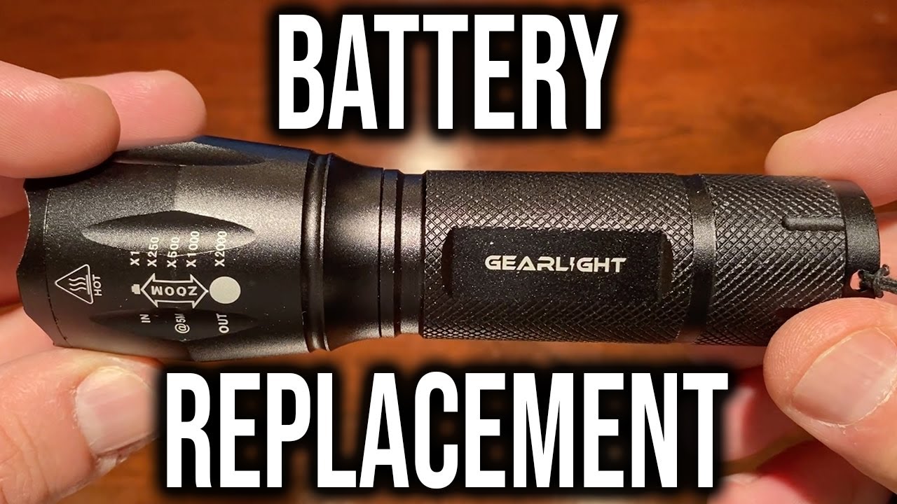 How to Replace Batteries | Gearlight LED Flashlight