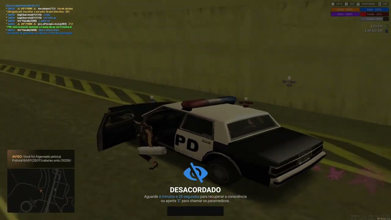 conduziu sem p2