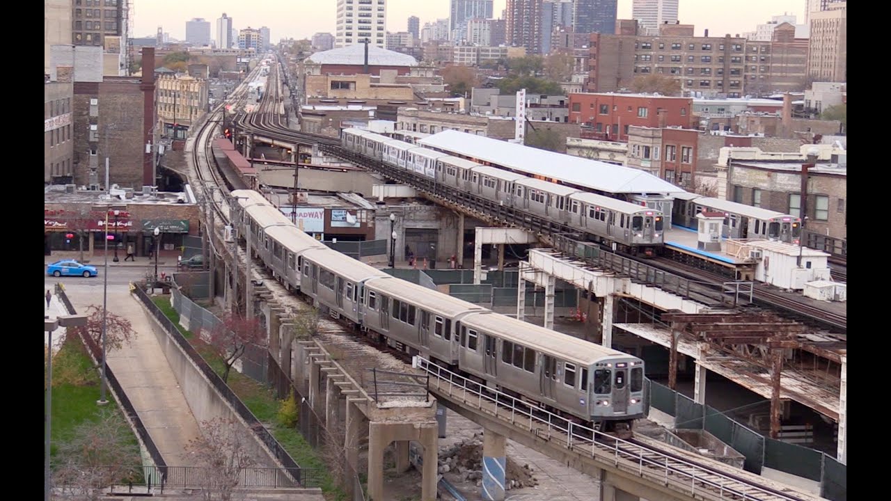 Chicago CTA Wilson Station Construction