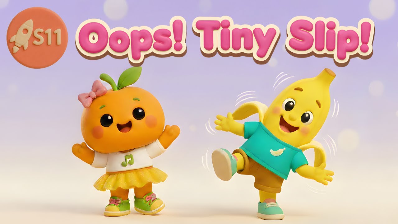 Benny Banana’s Funny Day 🍌 | Slip and Spin! | Storytime Saturday | Tutu Tangerine & Friends