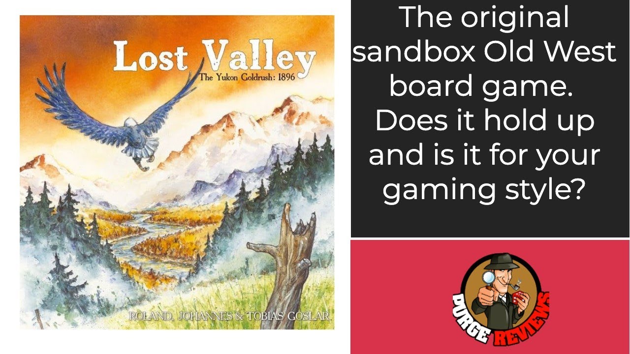 Lost Valley by Purge Reviews. This is one of the board games about the old west.