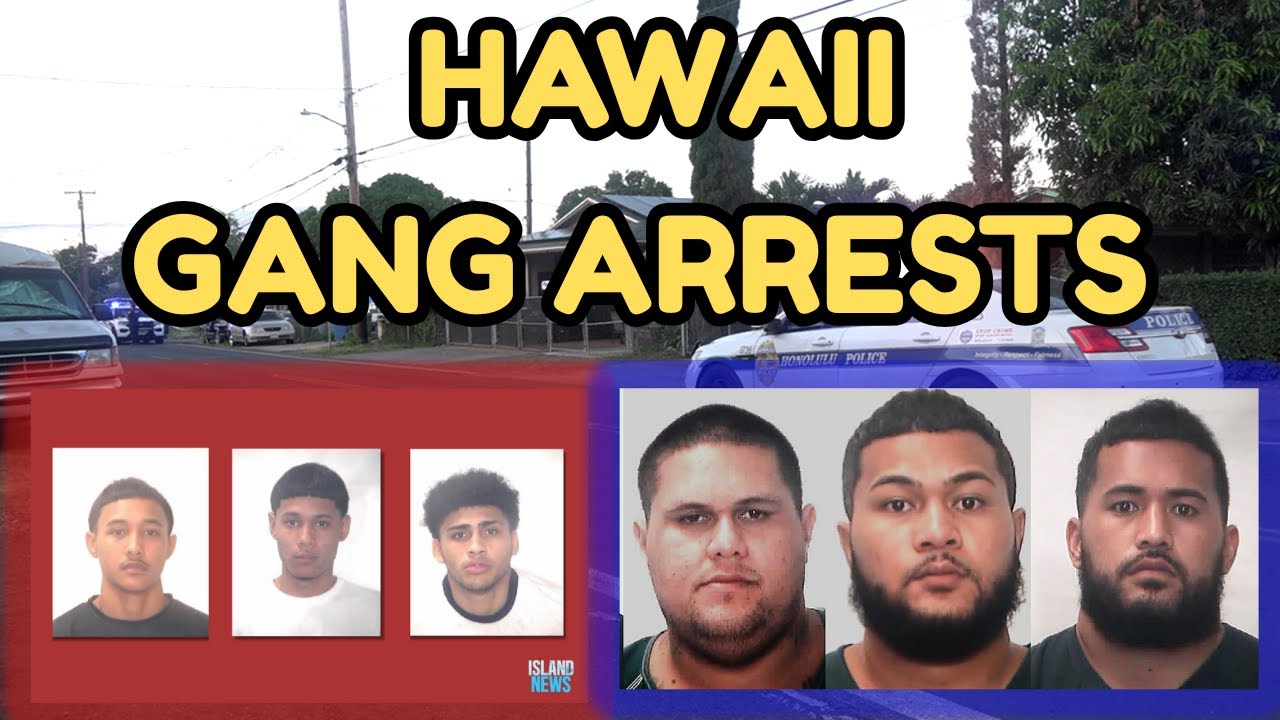 Hawaii Gang Arrests - Shark Boys (BBH), Murda Ink, USO Family: The Cases Shaking the Islands