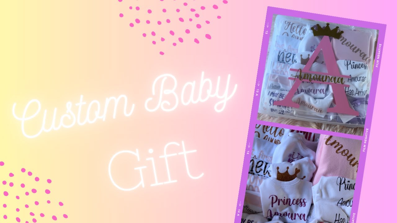 Baby Shower Gift Idea | Business Ideas | DIY With Your Cricut | Make Money With Your Cricut