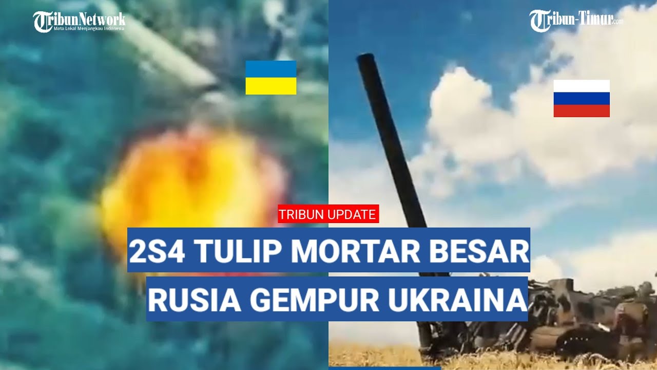 2S4 TULIP Artileri Kaliber Besar Rusia, Benteng Baja Ukraina Ditembus