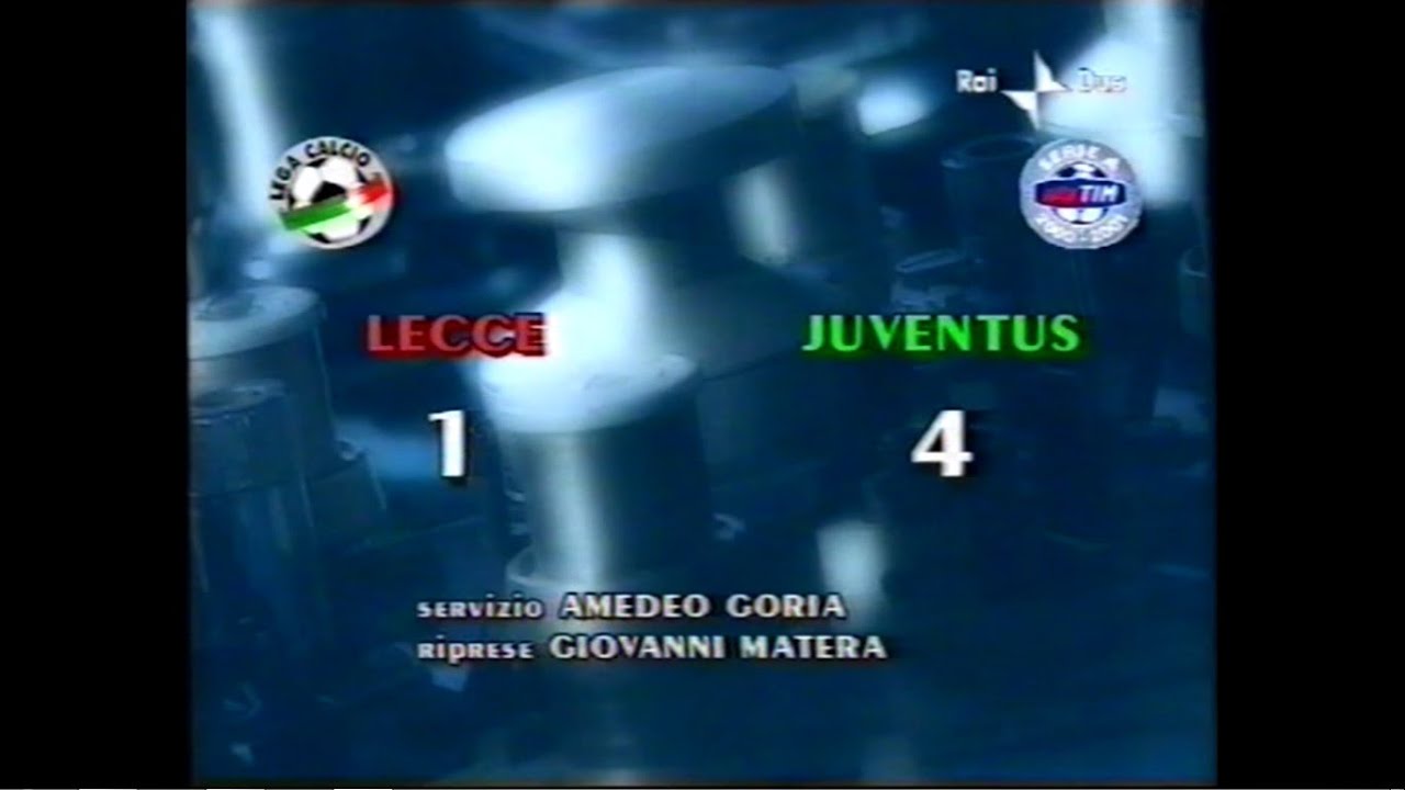 Lecce - Juventus 1-4 (17.12.2000) 11a Andata Serie A.