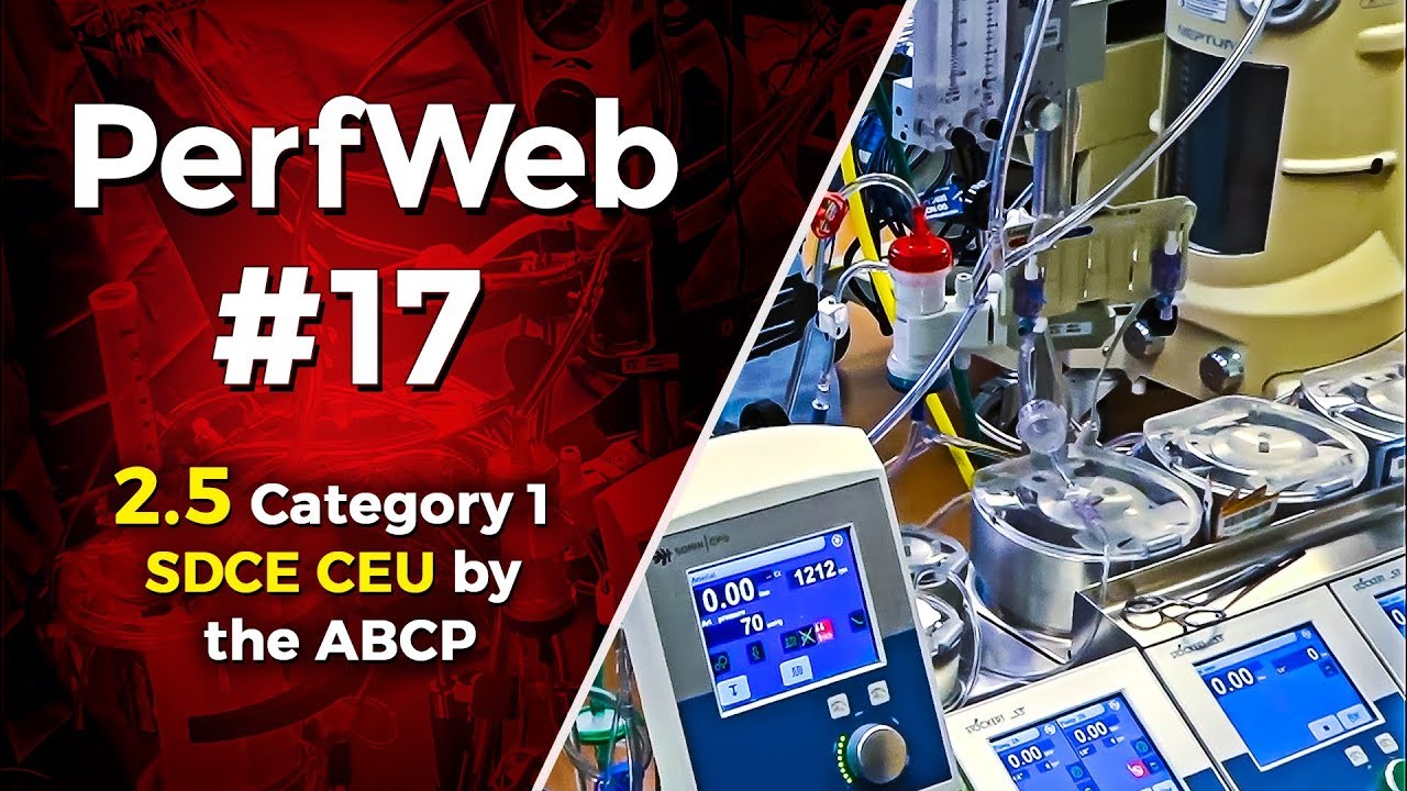 PerfWeb 17 Pediatric perfusion refresher for adult perfusionist. Pediatric ECMO. WPW syndrome