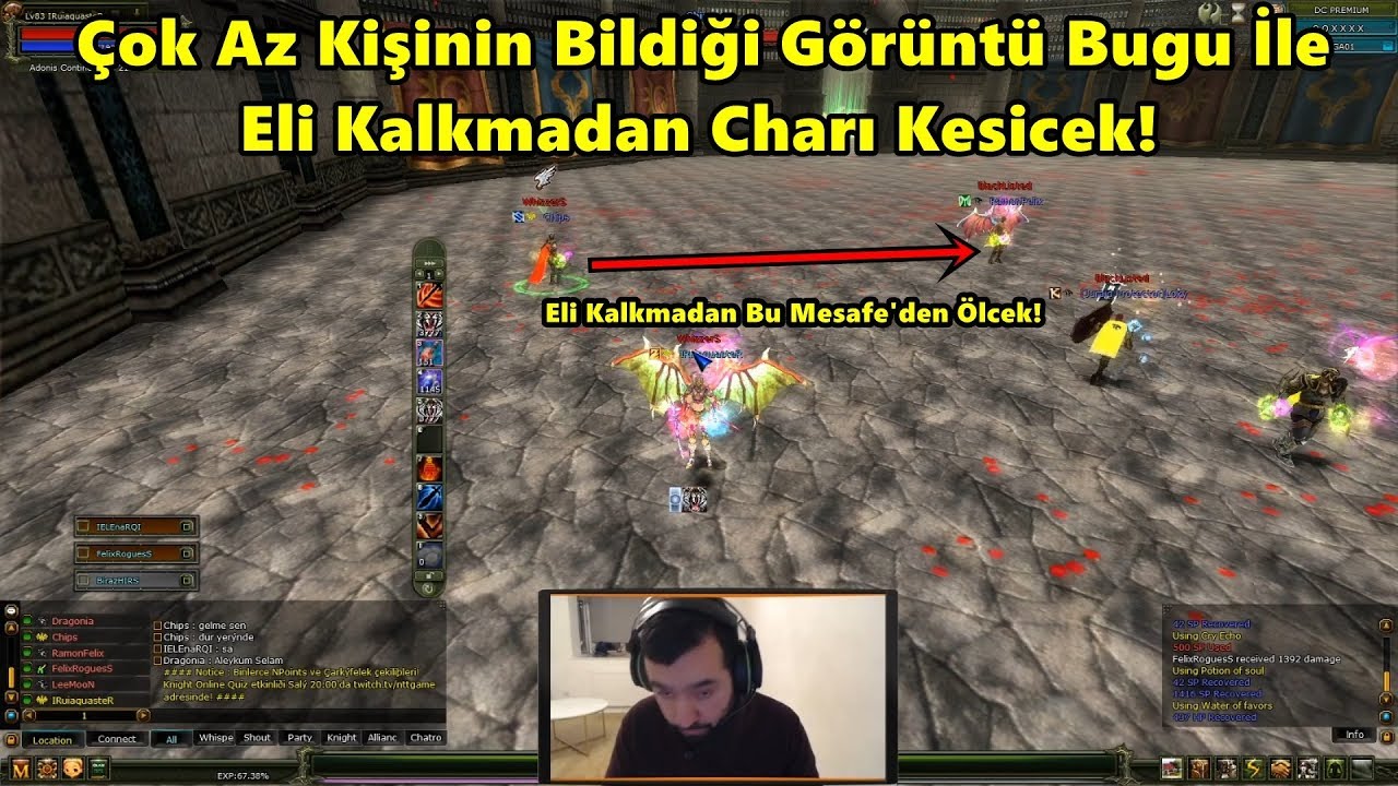 DomenicoWacco - Çok Az Kişinin Bildiği Görüntü Bug'unu Gösterip, Vs Atıyor!| Knight Online
