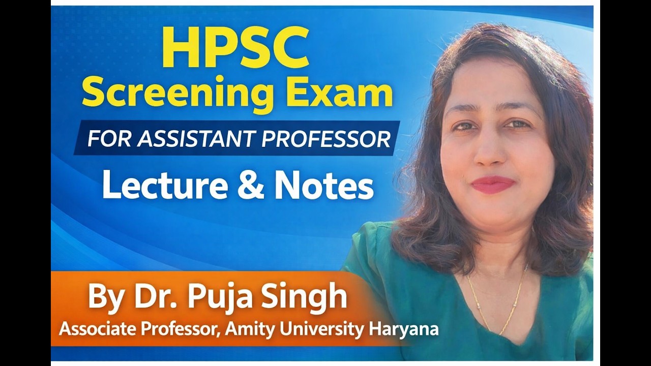 HPSC Assistant Professor Environmental Sci. Lecture Series_Meteorological Parameters_Dr. Puja Singh