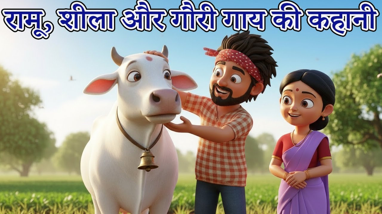 रामू, शीला और गौरी गाय की कहानी | hindi story |  Stories in Hindi | Hindi Kahaniya|