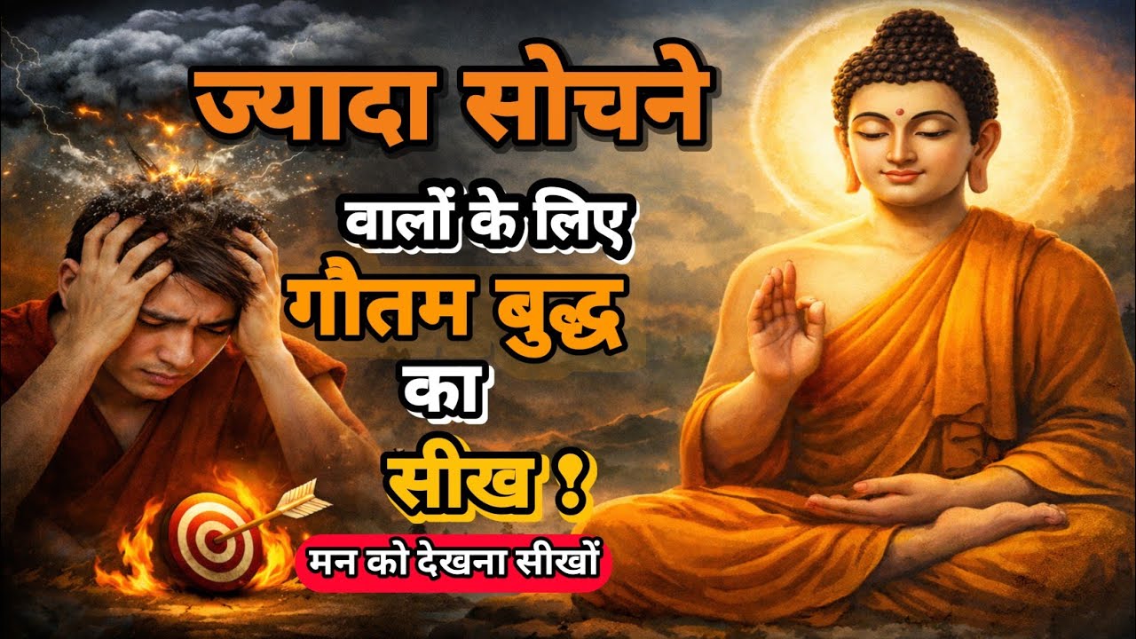 जो ज़्यादा सोचते हैं— गौतम बुद्ध का ये सच जरूर सुनें | Overthinking Solution | रात भर सोचते रहते हो?