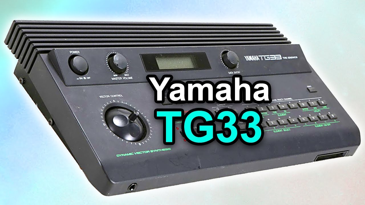 YAMAHA TG33 - Ambient arpeggiator soundscape | Synth demo