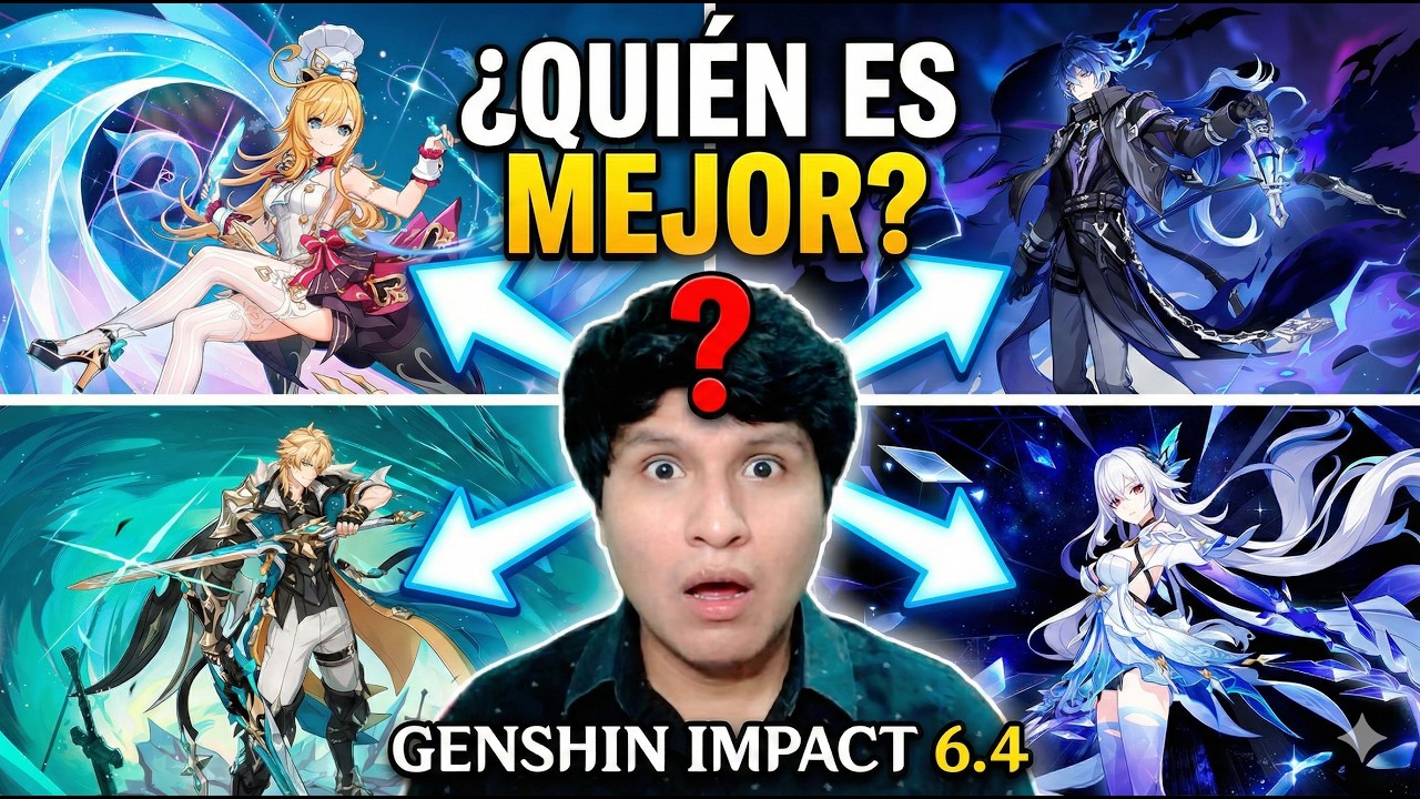 ¿A QUIÉN TIRAR? 😨 Varka vs. Skirk vs. Flins vs. Escoffier | Guía de Banners Genshin Impact 6.4