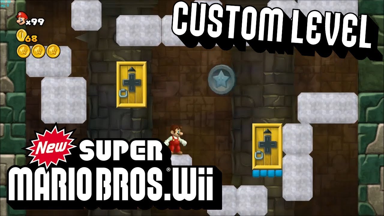 NSMBW Custom Level - NSMB 1-Tower