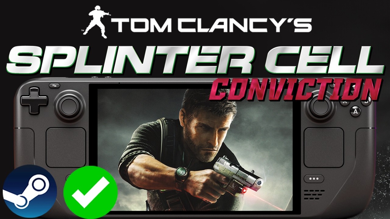 Tom Clancy's Splinter Cell Conviction Steam Deck Performance: Handheld/Docked Gameplay (NTSYNC)