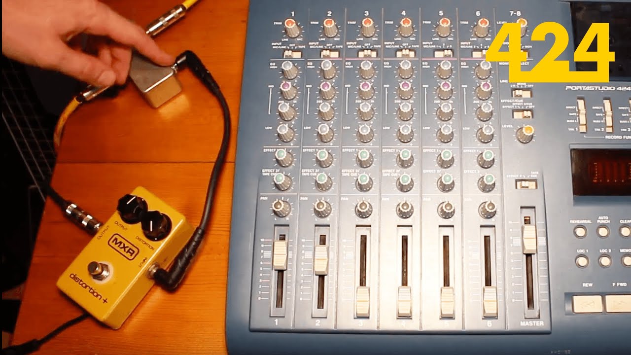 SPLITTING A BASS SIGNAL (GIBSON RIPPER): 4-track Recording Techniques:  | 424recording.com