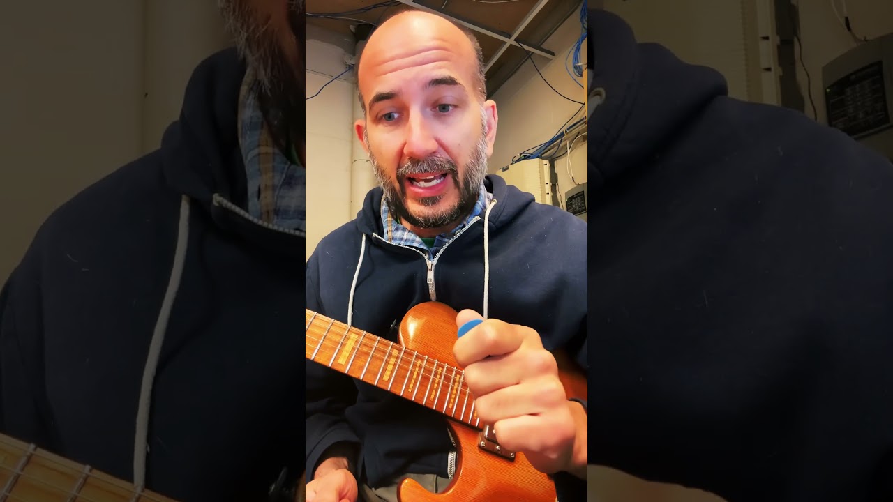 Loud amp, soft sound.  PICKING DYNAMICS