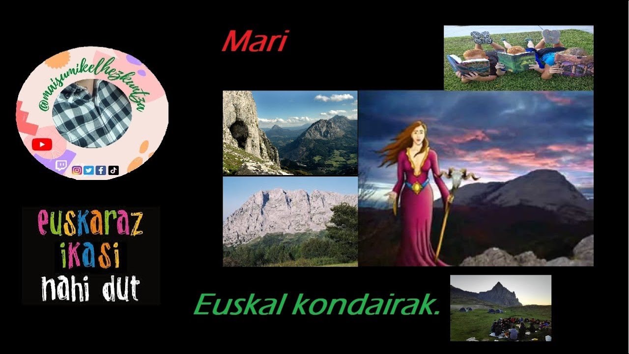 Mari. Anbotoko Mari. | 📖 Euskal kondairak. | Euskara. Hizkuntza. Lehen Hezkuntza