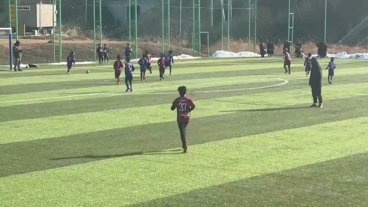 광주 신화FC(U10)블랙 VS 홍주msc 오전 전반전 장흥동계훈련   2026년 1월 14일