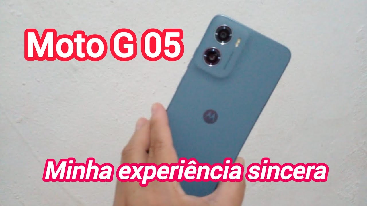Moto G05 Será que vale a pena? Minha experiência sincera! 📱