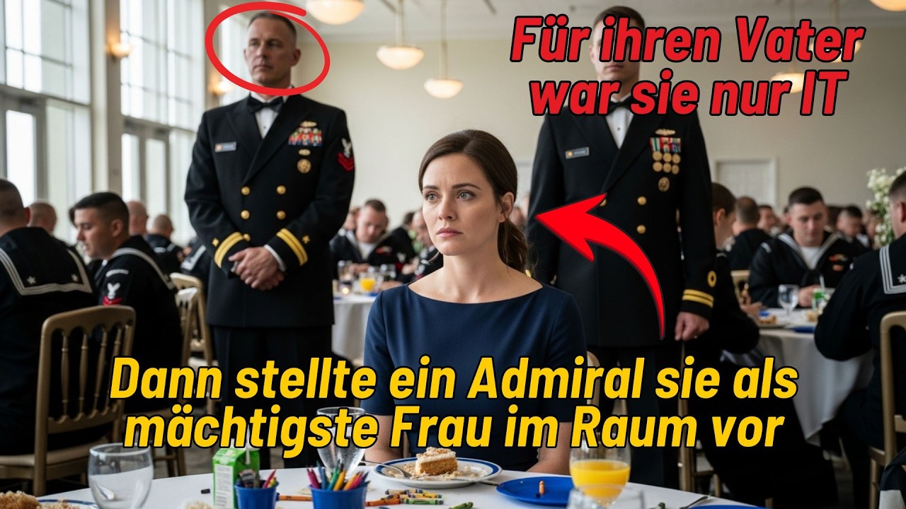 Ihr Vater ließ sie bei der Hochzeit im Stich – bis ein Navy-Admiral sie überraschend ehrte!