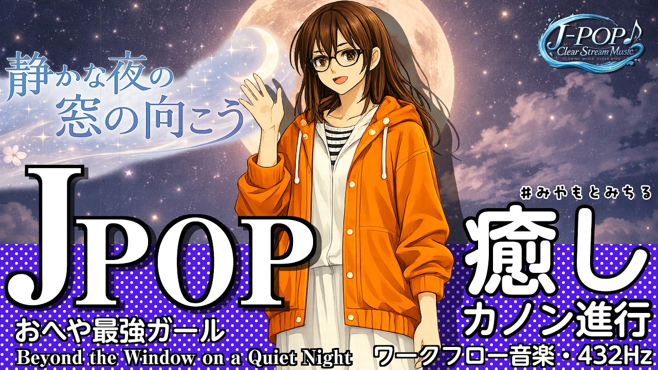 静かな夜の 窓の向こう