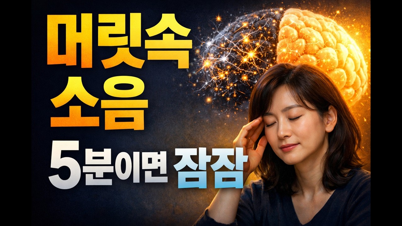 5분만에 머릿속 소음을 잠재우는 방법