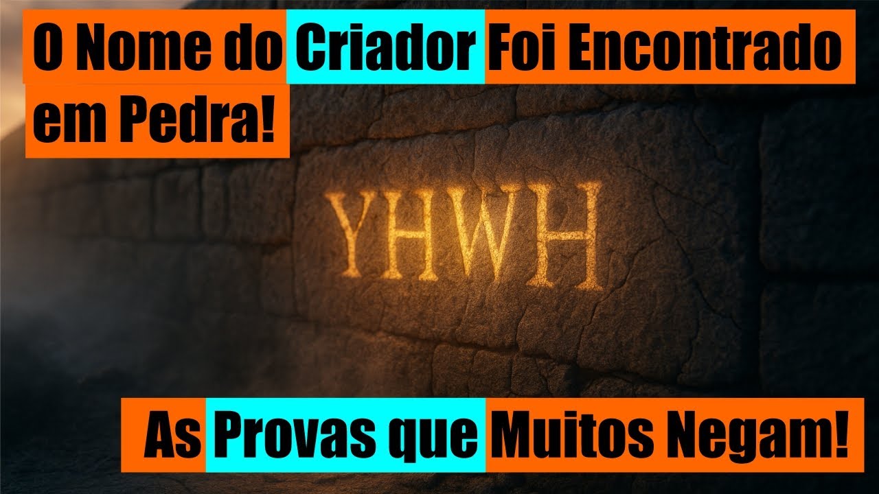 O Nome do Criador Foi Encontrado em Pedra! As Provas que Muitos Negam!