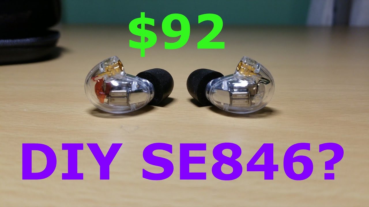 AMAZING $92 Earphones! 5BA DIY SE846 In-Ear-Monitors from Aliexpress! Unboxing and First Impressions