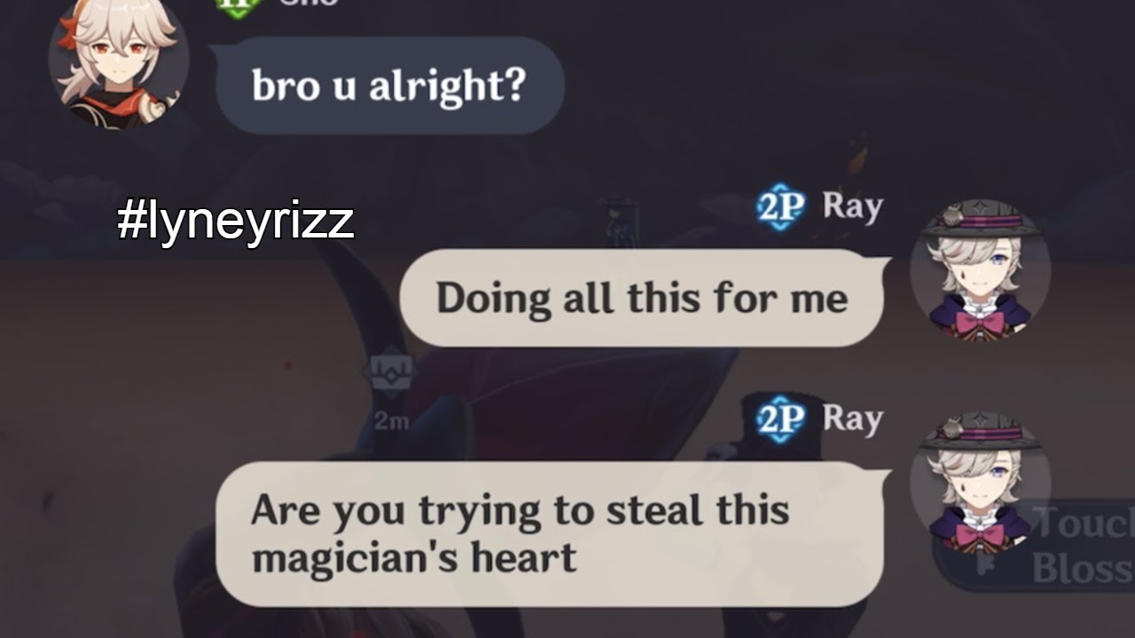 Rizzing poeple up as Lyney  (They're down bad)