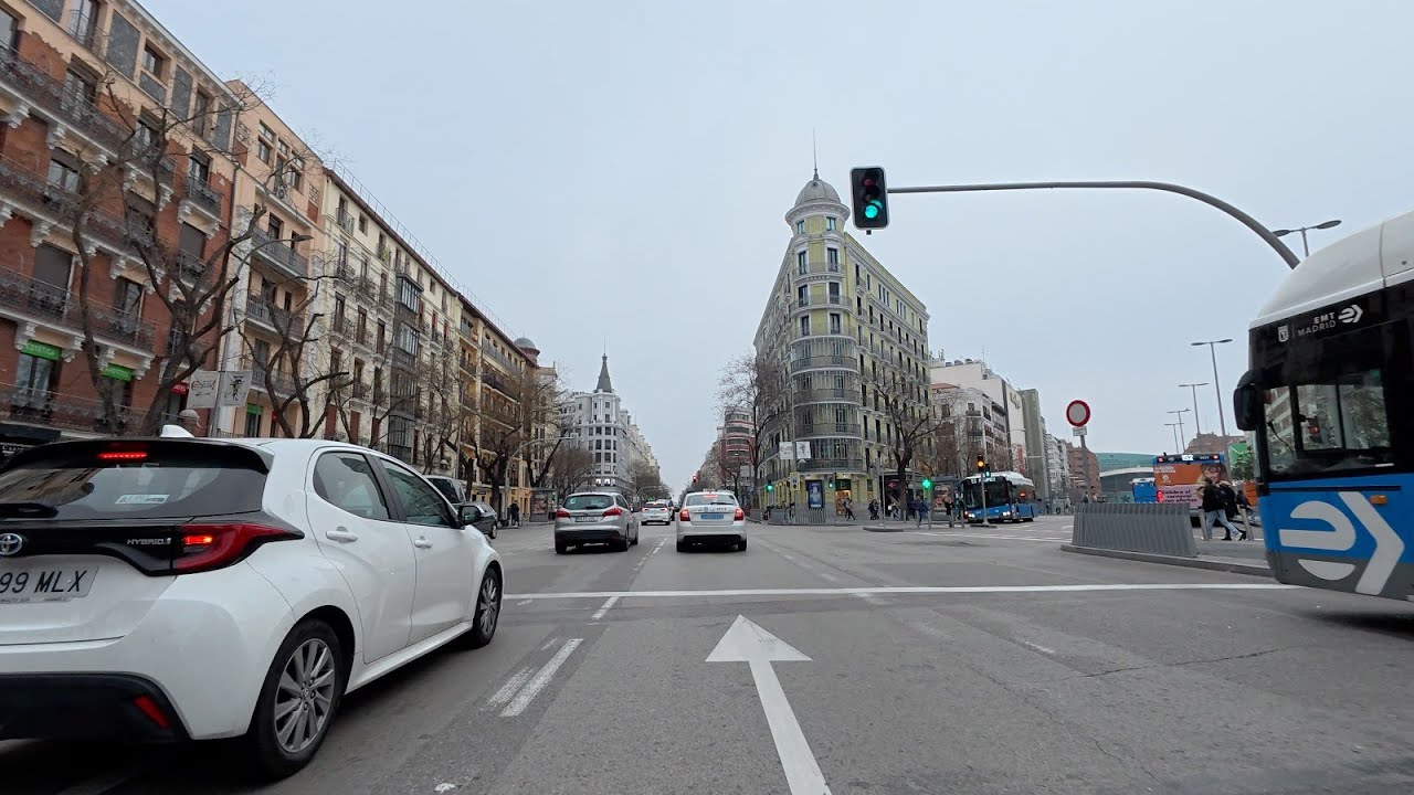 MADRID - ESPAÑA - Calle Alcalá - DRIVING  [4K]
