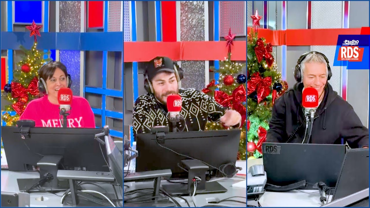 Riccardo Zanotti dei Pinguini Tattici Nucleari ospite di RDS, risponde il peggio quiz